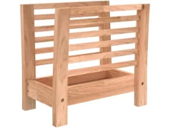 Sale vidaXL Zeitschriftenständer 40x26,5x38,5 cm Massivholz Nussbaum