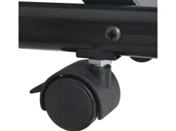 vidaXL Zeitschriftenständer 47 x 40 x 134 cm Schwarz und Weiß A4