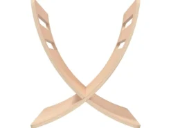 vidaXL Zeitungsständer Holz Freistehend Natur