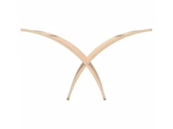 vidaXL Zeitungsständer Holz Freistehend Natur