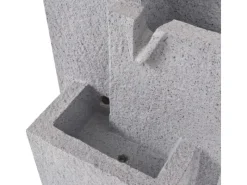 New vidaXL Zimmerbrunnen mit LED-Licht Polyresin 22,5 x 18 x 40,6 cm