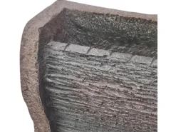 Outlet vidaXL Zimmerbrunnen mit LED-Licht Polyresin 28,5 x 20,5 x 49,5 cm