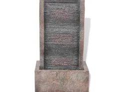 Outlet vidaXL Zimmerbrunnen mit LED-Licht Polyresin 28,5 x 20,5 x 49,5 cm