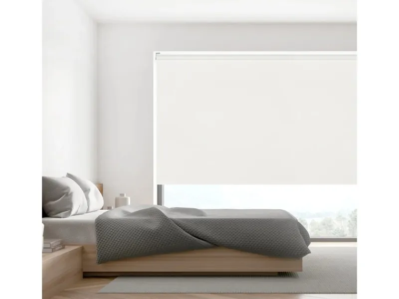 VIEWTEX Verdunkelungs- und Thermorollo Sundusk Weiß 135 x 250 cm