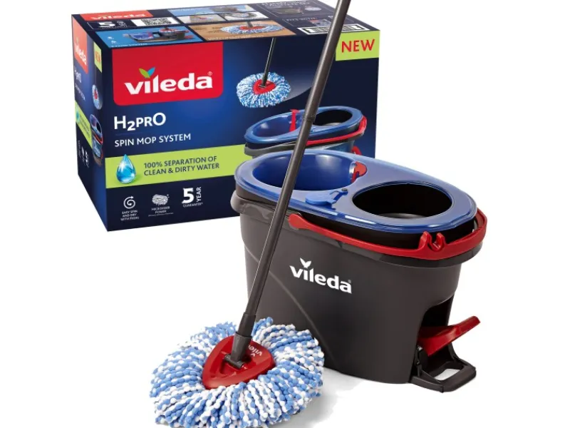 Sale Vileda Wischmopp-Set H2PrO Spin mit Zweitanksystem