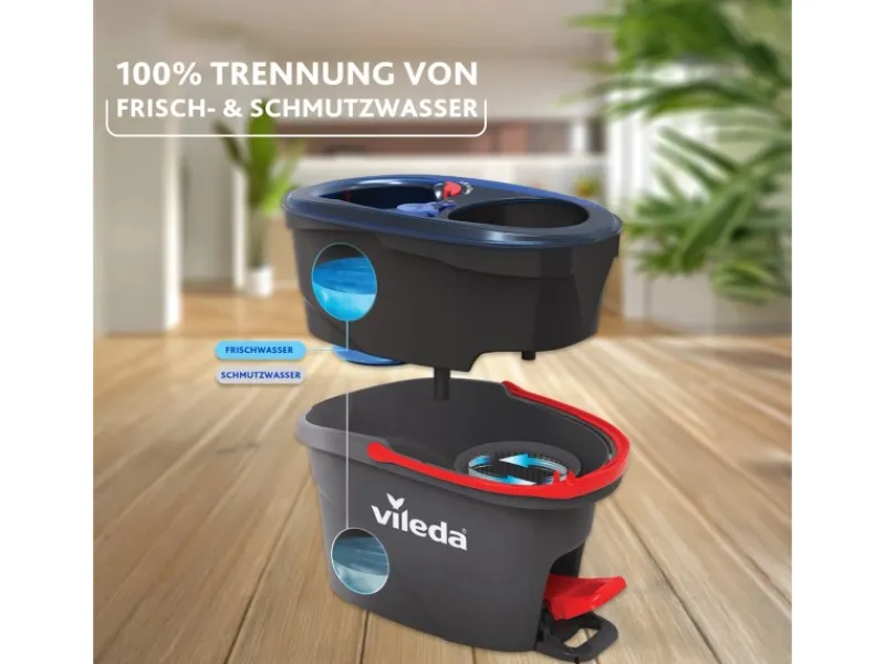 Sale Vileda Wischmopp-Set H2PrO Spin mit Zweitanksystem
