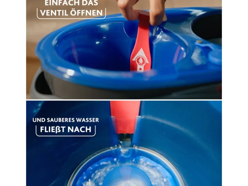 Sale Vileda Wischmopp-Set H2PrO Spin mit Zweitanksystem