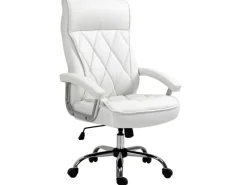 Online Vinsetto Bürostuhl mit Wippenfunktion Weiß