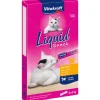 Clearance Vitakraft Katzen-Leckerlies Liquid Snack Huhn mit Taurin 6 x 15 g (90 g)