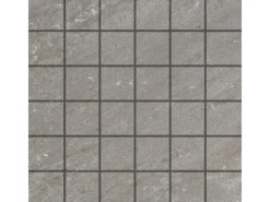 Vitra Mosaikfliese Olympus Feinsteinzeug Grau 30 cm x 30 cm