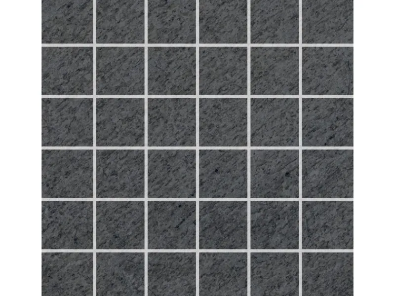 Vitra Mosaikfliese Olympus Feinsteinzeug Anthrazit 30 cm x 30 cm