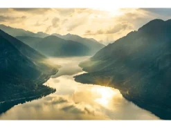 Best Komar Vlies Fototapete Gold Mountains 400x250 cm