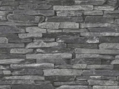 Discount AS-Creation Vliestapete Naturals Schwarz FSC®