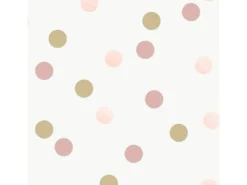 Superfresco easy Vliestapete Punkte Rosa-Gold