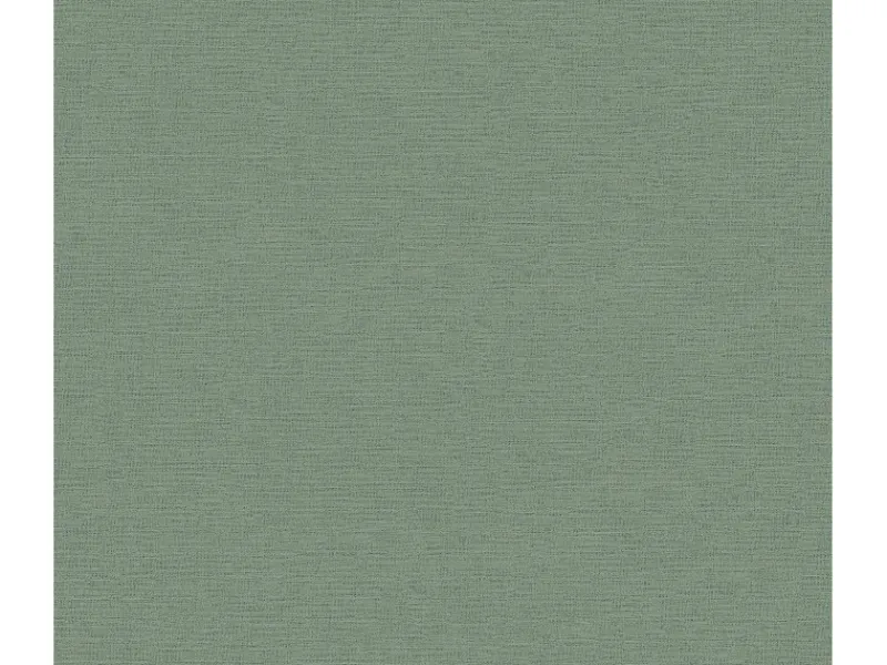 AS-Creation Vliestapete Uni Matt Leicht Strukturiert Grün FSC®