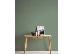 AS-Creation Vliestapete Uni Matt Leicht Strukturiert Grün FSC®