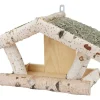 New Vogelfutterhaus Hubertus mit Heudach 39 cm x 19 cm x 25 cm