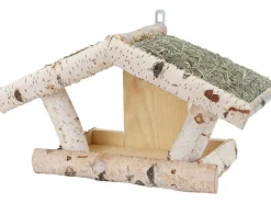 New Vogelfutterhaus Hubertus mit Heudach 39 cm x 19 cm x 25 cm