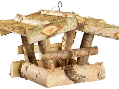 Vogelfutterstation mit Strohdach Modell C