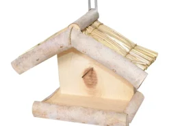 Vogelfutterstation Strohdach 9 cm x 19 cm