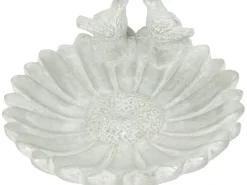 Vogeltränke 10,5 cm x 25 cm x 25 cm Zementgrau