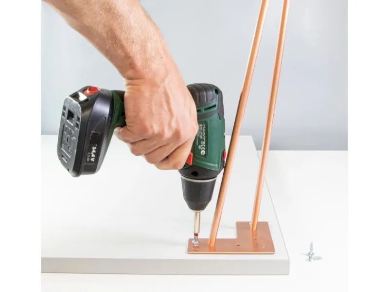 New Wagner design yourself Wagner Designfuß Hairpin Leg Retro 12 cm x 12 cm x 40 cm Stahl Schwarz