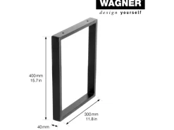 Hot Wagner design yourself Wagner Designrahmen 400 mm x 300 mm Schwarz