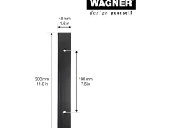 Wagner design yourself Wagner Designrahmen 710 mm x 300 mm Schwarz