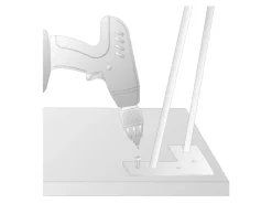 Sale Wagner design yourself Wagner Möbelbein Hairpin Leg Retro 12 cm x 12 cm x 40 cm Stahl Schwarz