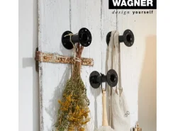 Clearance Wagner design yourself Wagner Möbelbein Industrial Pipe Ø 32,5 mm Länge 100 mm Schwarz