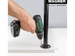 Clearance Wagner design yourself Wagner Möbelbein Industrial Pipe Ø 32,5 mm Länge 100 mm Schwarz