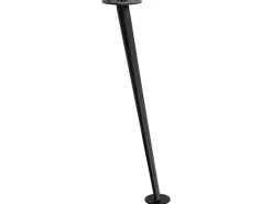 Wagner design yourself Wagner Möbelbein Schräg 80er Jahre Stil Ø 65 mm x 400 mm Schwarz Matt