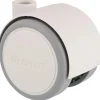 Outlet Wagner Möbel-Doppelrolle Soft Ø 4 cm Weiß-Grau