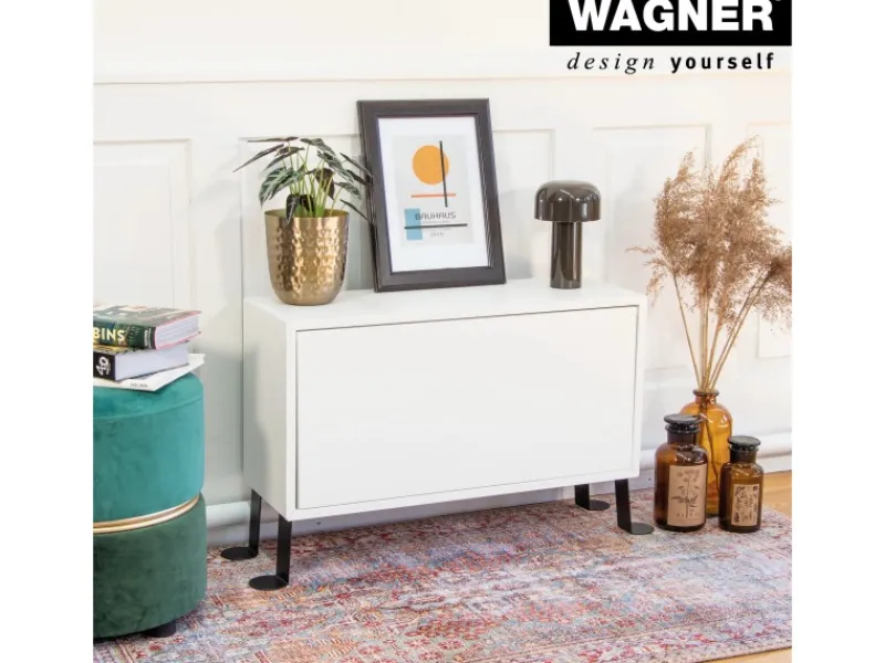 Online Wagner Möbelfuß 5 cm x 12 cm Schwarz-Matt