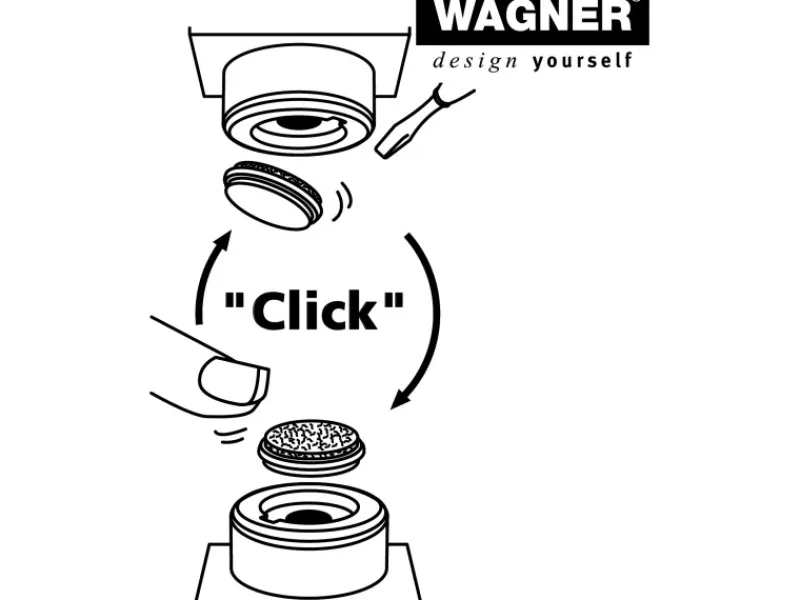 Wagner Möbelfuß Justus Lounge QuickClick mit Anschraubplatte 4er Set