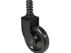 Wagner design yourself Wagner Teewagenrolle mit Stift + Hülse Tragkraft 25 kg Schwarz Ø 50 mm