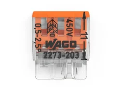 Wago Steckklemme 3-polig 10 Stück