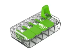 Sale Wago Verbindungsklemme 221-425 mit Hebeln 5 Leiter 8 Stück