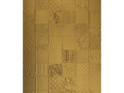 Online WALLFACE 13926 COLLAGE Luxus Leder Wand-Paneel Verkleidung Tapete Gold 2600 mm x 1000 mm x 3,5 mm 2,60 m2 Gold