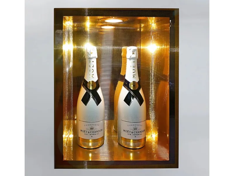 Discount WALLFACE 27373 M-Style Design Platte Wand-Paneel Mosaik Dekor glanz Gold 980 mm x 980 mm x 1,2 mm 0,96 m2 Gold