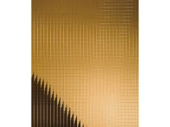 WALLFACE 27375 M-Style Design Platte Wand-paneel Deko selbstklebend Gold 980 mm x 980 mm x 1,2 mm 0,96 m2 Gold