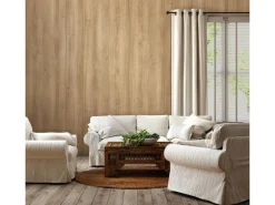 WALLFACE 25895 Willow OAK Nature Wandverkleidung in Holz Optik Matt Braun 2600 mm x 1000 mm x 1,35 mm 2,6 m2 Braun