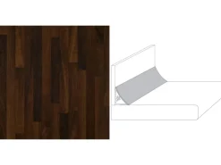 Best Wandabschlussleiste Plus 300 x 3 cm (BBL 714) Noce