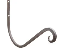 Wandhaken aus Metall in Braun 33 cm