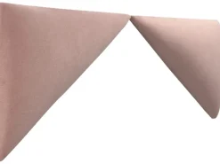 Outlet Wandkissen Dreieck 15 cm x 30 cm Samt Rosa