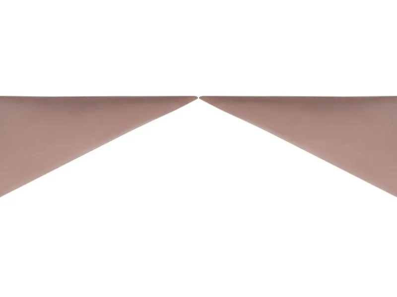 Outlet Wandkissen Dreieck 15 cm x 30 cm Samt Rosa