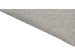 Outlet Wandkissen Dreieck 15 cm x 30 cm Hellgrau Struktur