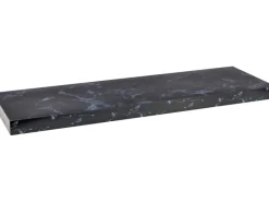 Online Wandregal Carlton 80 cm x 24 cm x 3,8 cm Marmor Schwarz