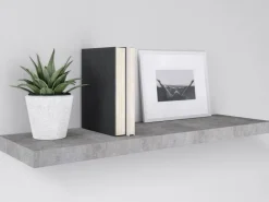 Wandregal Carlton 60 cm x 24 cm x 3,8 cm Beton