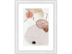 Discount WANDStyle Bilderrahmen H390 aus Massivholz in Weiß gemasert 40 x 60 cm im Stil Landhaus Weiß-Holzoptik